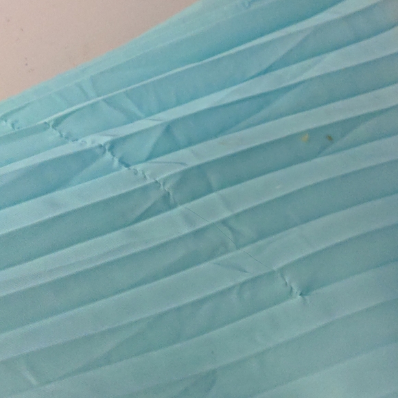 Ruby Rox Black and Mint Teal Pleated Maxi Dress - Picture 5 of 8